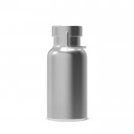 Pulverbeschichtete Edelstahlflasche, 350 ml farbe silber