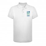 Atmungsaktives technisches Poloshirt aus 100 % Polyester Ansicht mit Druckbereich