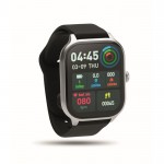 Smartwatch mit Touchscreen-LCD für iOS und Android farbe silber