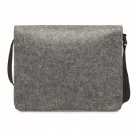 Bedruckbare Tasche für Notebook 15'' Farbe grau dritte Ansicht