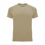 Sport-T-Shirt aus 100% Polyester 100%, 135 g/m2, Roly farbe taupe