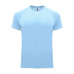 Sport-T-Shirt aus 100% Polyester 100%, 135 g/m2, Roly farbe hellblau