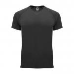 Sport-T-Shirt aus 100% Polyester 100%, 135 g/m2, Roly farbe schwarz