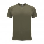 Sport-T-Shirt aus 100% Polyester 100%, 135 g/m2, Roly farbe militärgrün