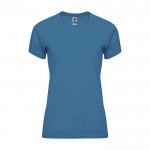 Sport-T-Shirt aus 100% Polyester für Damen, 135 g/m2, Roly farbe dunkelblau