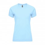 Sport-T-Shirt aus 100% Polyester für Damen, 135 g/m2, Roly farbe hellblau