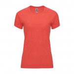 Sport-T-Shirt aus 100% Polyester für Damen, 135 g/m2, Roly farbe korallenrot