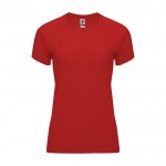 Sport-T-Shirt aus 100% Polyester für Damen, 135 g/m2, Roly farbe rot