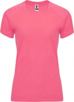 Sport-T-Shirt aus 100% Polyester für Damen, 135 g/m2, Roly farbe neonrosa