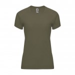 Sport-T-Shirt aus 100% Polyester für Damen, 135 g/m2, Roly farbe militärgrün