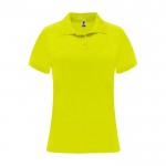 Piqué Sportpolo aus Polyester für Damen, 150 g/m2, Roly farbe neongelb