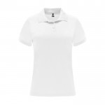 Piqué Sportpolo aus Polyester für Damen, 150 g/m2, Roly farbe weiß