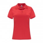 Piqué Sportpolo aus Polyester für Damen, 150 g/m2, Roly farbe rot