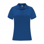 Piqué Sportpolo aus Polyester für Damen, 150 g/m2, Roly farbe köngisblau