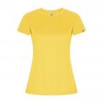 Sport-T-Shirt aus 50% rPET für Damen, 135 g/m2, Roly farbe gelb