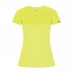 Sport-T-Shirt aus 50% rPET für Damen, 135 g/m2, Roly farbe neongelb