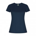 Sport-T-Shirt aus 50% rPET für Damen, 135 g/m2, Roly farbe marineblau