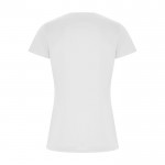 Sport-T-Shirt aus 50% rPET für Damen, 135 g/m2, Roly farbe weiß zweite Rückansicht