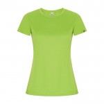 Sport-T-Shirt aus 50% rPET für Damen, 135 g/m2, Roly farbe lindgrün