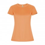 Sport-T-Shirt aus 50% rPET für Damen, 135 g/m2, Roly farbe neonorange