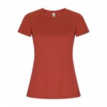 Sport-T-Shirt aus 50% rPET für Damen, 135 g/m2, Roly farbe rot