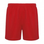 Kurze Unisex Sportshorts aus 100% Polyester, 140 g/m2, Roly farbe rot