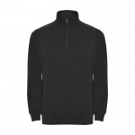 Sweatshirt aus Baumwolle und Polyester, 280 g/m2, Roly farbe schwarz