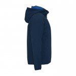 Unisex Fleecejacke aus Polyester und Elastan, 300 g/m2, Roly farbe marineblau zweite Seitenansicht