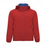 Unisex Fleecejacke aus Polyester und Elastan, 300 g/m2, Roly farbe rot