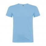 Herren-T-Shirt aus 100% Baumwolle, 155 g/m2, Roly Beagle farbe hellblau