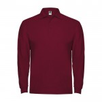 Herren-Piqué-Poloshirt aus 100% Baumwolle, 220 g/m2, Roly farbe bordeaux