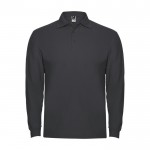 Herren-Piqué-Poloshirt aus 100% Baumwolle, 220 g/m2, Roly farbe graphit