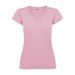 T-Shirt aus 100% Baumwolle für Damen, 155 g/m2, Roly farbe hellrosa