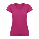 T-Shirt aus 100% Baumwolle für Damen, 155 g/m2, Roly farbe pink