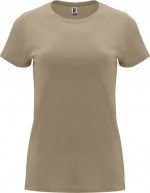 T-Shirt aus 100% Baumwolle für Damen, 170 g/m2, Roly farbe sandbraun