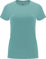 T-Shirt aus 100% Baumwolle für Damen, 170 g/m2, Roly farbe lagunenblau