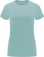 T-Shirt aus 100% Baumwolle für Damen, 170 g/m2, Roly farbe verwaschenes blau