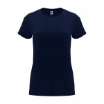 T-Shirt aus 100% Baumwolle für Damen, 170 g/m2, Roly farbe marineblau