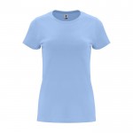 T-Shirt aus 100% Baumwolle für Damen, 170 g/m2, Roly farbe hellblau