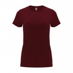 T-Shirt aus 100% Baumwolle für Damen, 170 g/m2, Roly farbe bordeaux