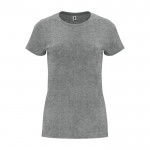 T-Shirt aus 100% Baumwolle für Damen, 170 g/m2, Roly farbe hellgrau