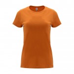 T-Shirt aus 100% Baumwolle für Damen, 170 g/m2, Roly farbe orange