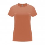 T-Shirt aus 100% Baumwolle für Damen, 170 g/m2, Roly farbe rotbraun