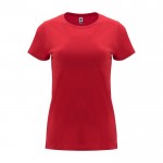 T-Shirt aus 100% Baumwolle für Damen, 170 g/m2, Roly farbe rot