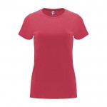 T-Shirt aus 100% Baumwolle für Damen, 170 g/m2, Roly farbe fuchsrot