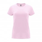 T-Shirt aus 100% Baumwolle für Damen, 170 g/m2, Roly farbe hellrosa