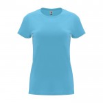 T-Shirt aus 100% Baumwolle für Damen, 170 g/m2, Roly farbe türkis