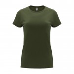 T-Shirt aus 100% Baumwolle für Damen, 170 g/m2, Roly farbe dunkelgrün