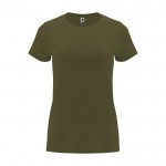 T-Shirt aus 100% Baumwolle für Damen, 170 g/m2, Roly farbe militärgrün