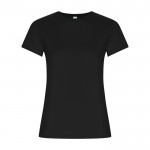 T-Shirt aus 100% Bio-Baumwolle für Damen, 160 g/m2, Roly farbe schwarz